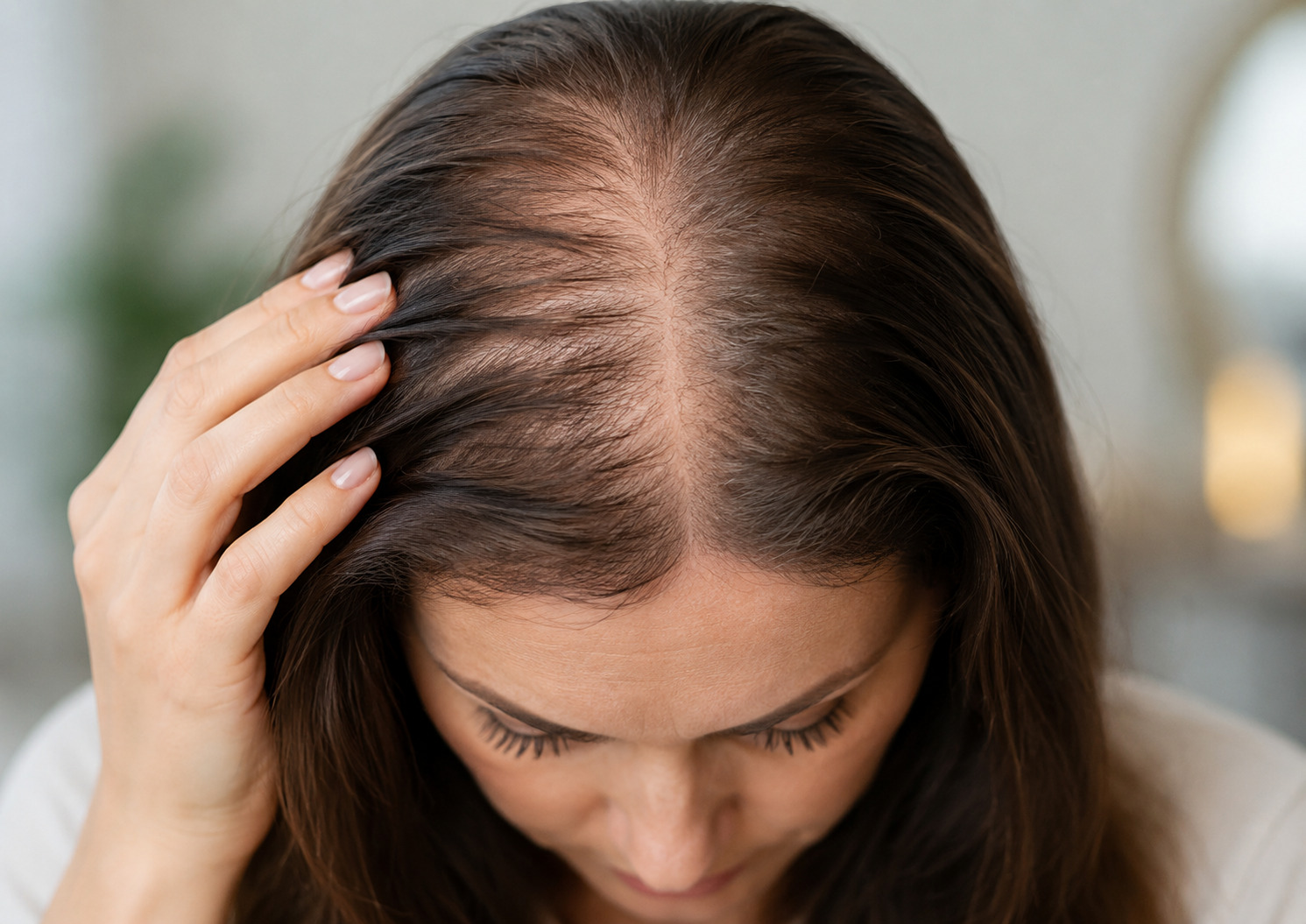 Alopecia androgenetica donna