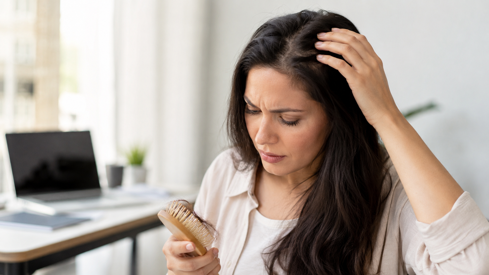 Caduta dei capelli da stress